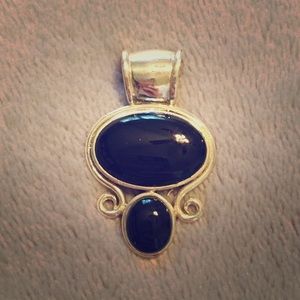 Silver and Black Onyx Pendant